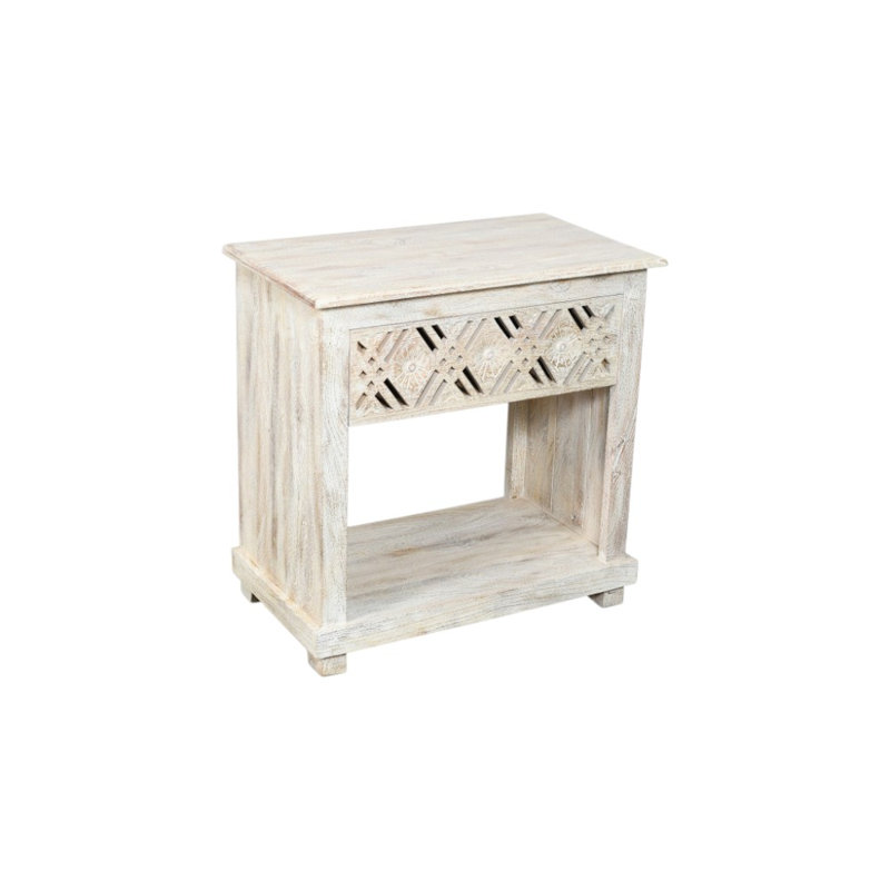 Danieal 28'' W Solid Wood Nightstand
