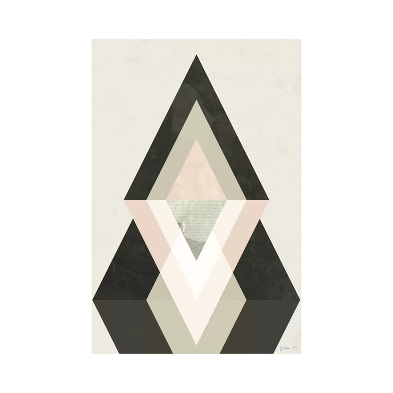 Mountains Beyond Mountains II by Green Lili - Wrapped Canvas Painting, 30.48 cm H x 45.72 cm W
