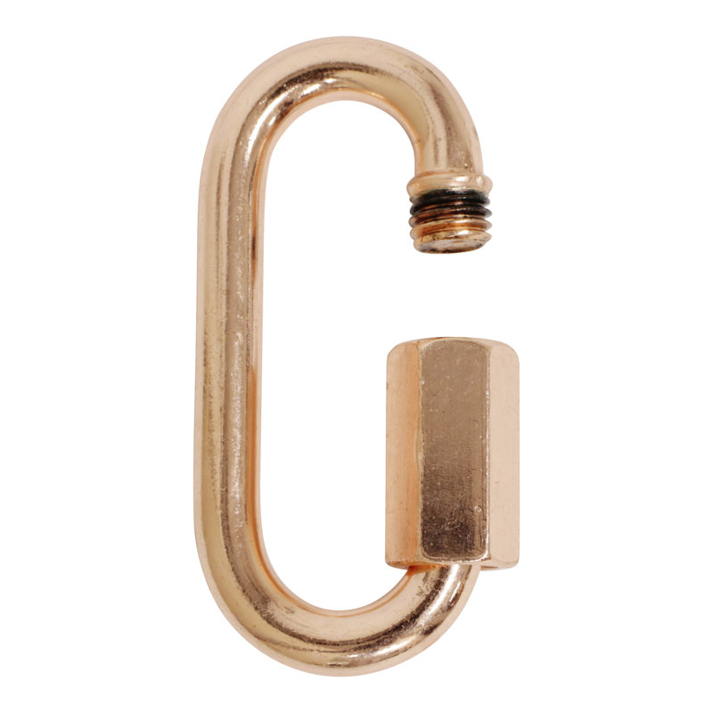 Verrouillage à vis fileté (2 pièces), Rose, H 2,56 po x l 1,22 po x P 0,28 po