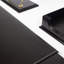Michailas Leather / Faux Leather Desk Organiser Set-1044261789