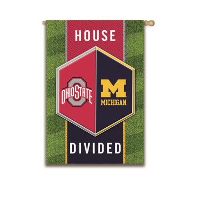 Double Sided 44'' H x 28'' W Polyester House Flag