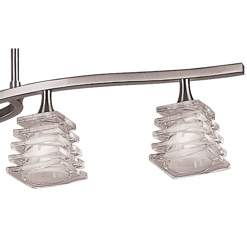 Berneau 4 - Light Polished Chrome Kitchen Island Pendant