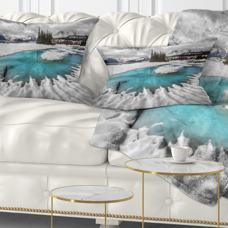 Coussin Frosted Crystal Clear Lake