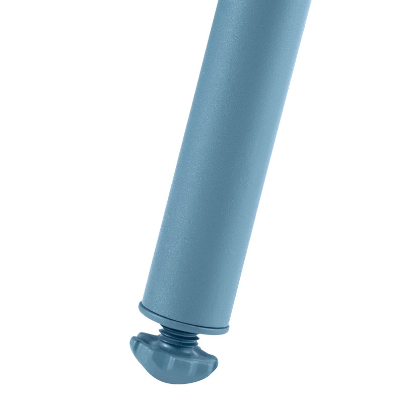 27.56'' Rectangular Folding Table, Sky Blue