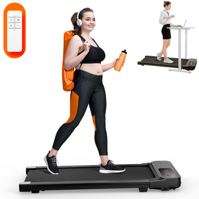 3-In-1 Under Desk Walking Pad With Intelligent Foot-Sensing Speed Control, LED Display & Remote – 330 Lbs Capacity