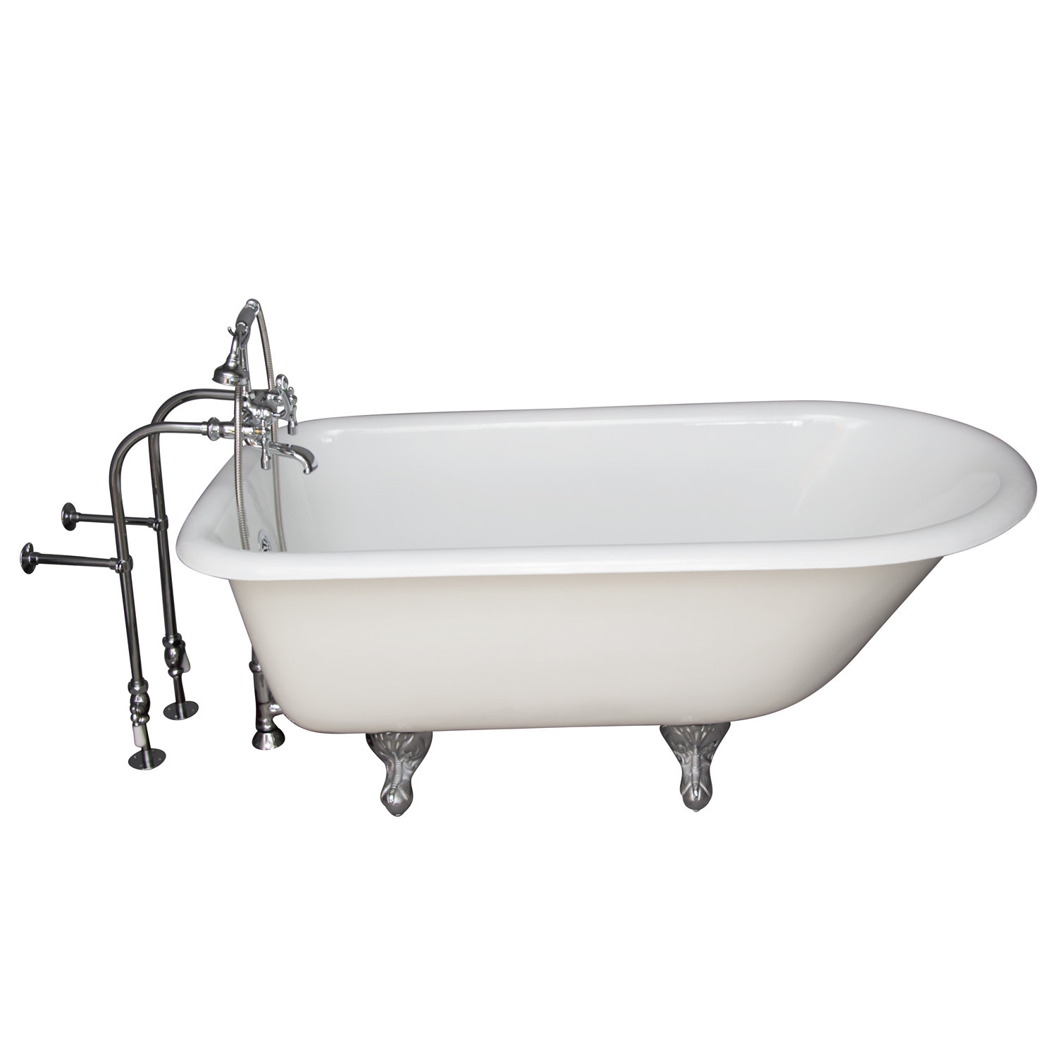 Barclay 67" x 30" Freestanding Soaking Cast Iron Bathtub | Wayfair