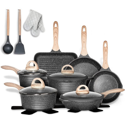 1 - Piece Non-Stick Aluminum Cookware Set