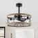 24" Monson 3-Blade Caged Ceiling Fan with Remote Control and Light Kit