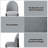 Gray Fabric Dining Chair