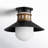 12'' W 1 - Bulb Outdoor Semi Flush Mount-90923742