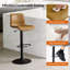 Tabouret de bar rotatif à hauteur réglable avec structure en métal-186712872-186712874