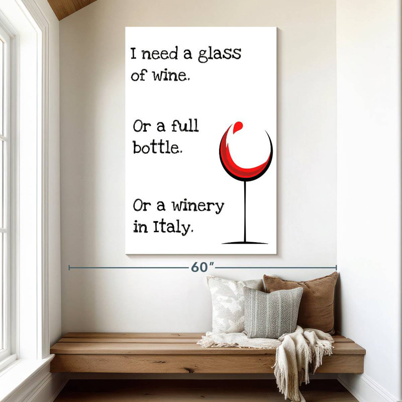 Tergel Wine Passion, 51" H x 34" W