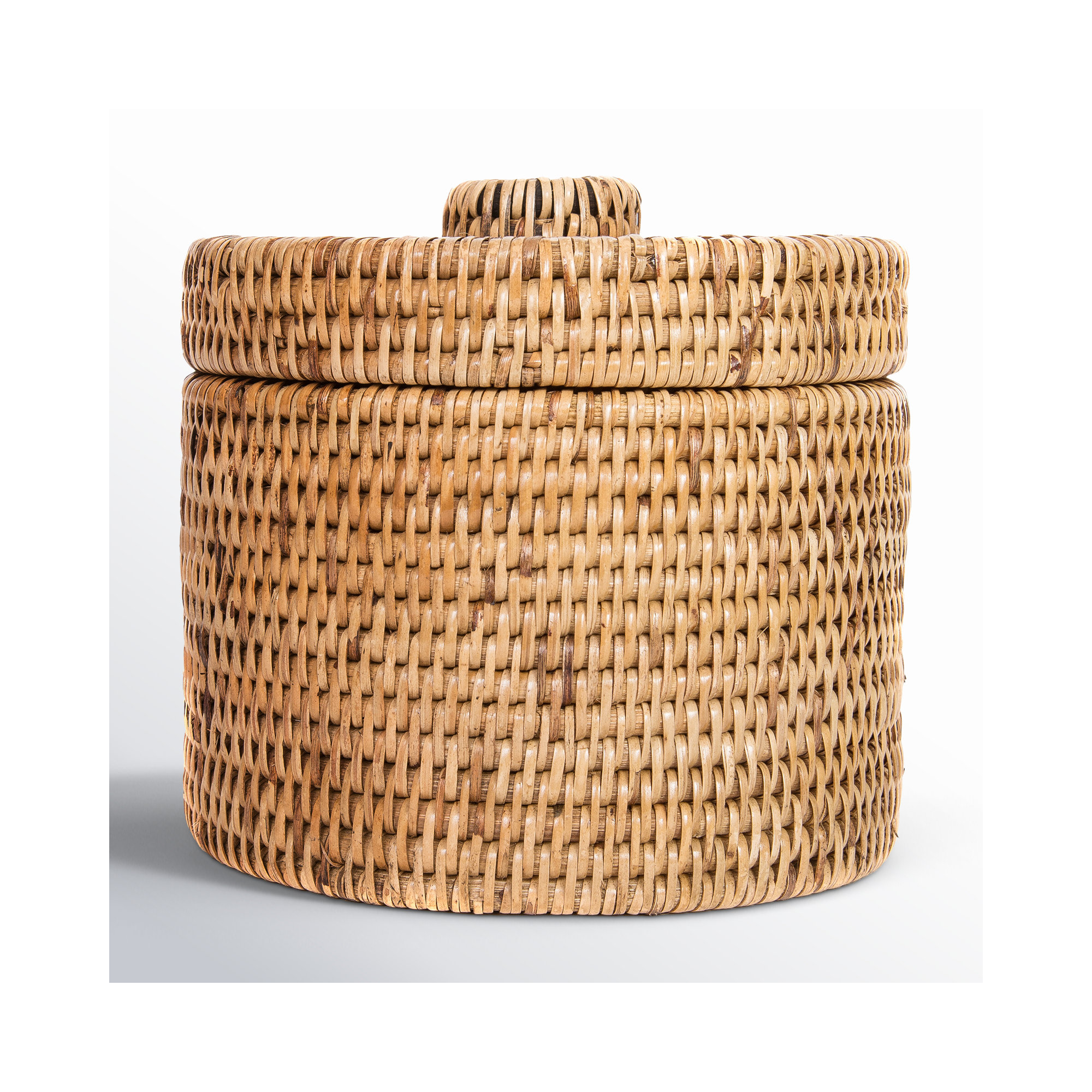 Cynda Bathroom Storage Container, Brown