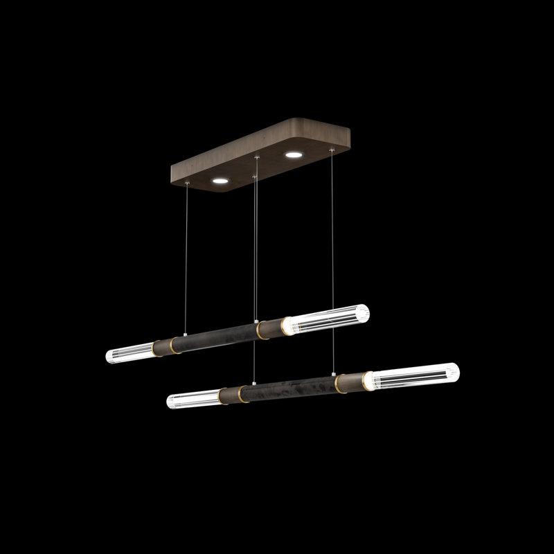 Antonia 6 - Light LED Pendant, Bronze/Brass/Charcoal