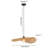 Farmhouse Tropical Pendant Light Woven Rattan Lighting-180262407