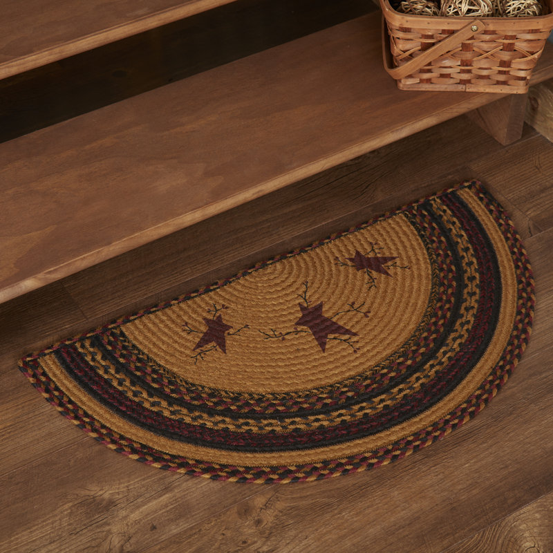 Tapis d'entrée en jute 33 po x 16,5 po Heritage Farms Star and Pip