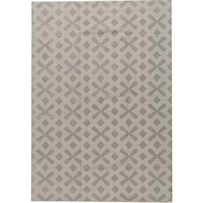 Tapis argent noué à la main de haute qualité