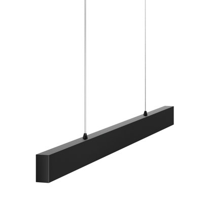 Hunter x Jasmine Roth Canoga Modern Integrated LED Large Linear Kitchen Island Chandelier