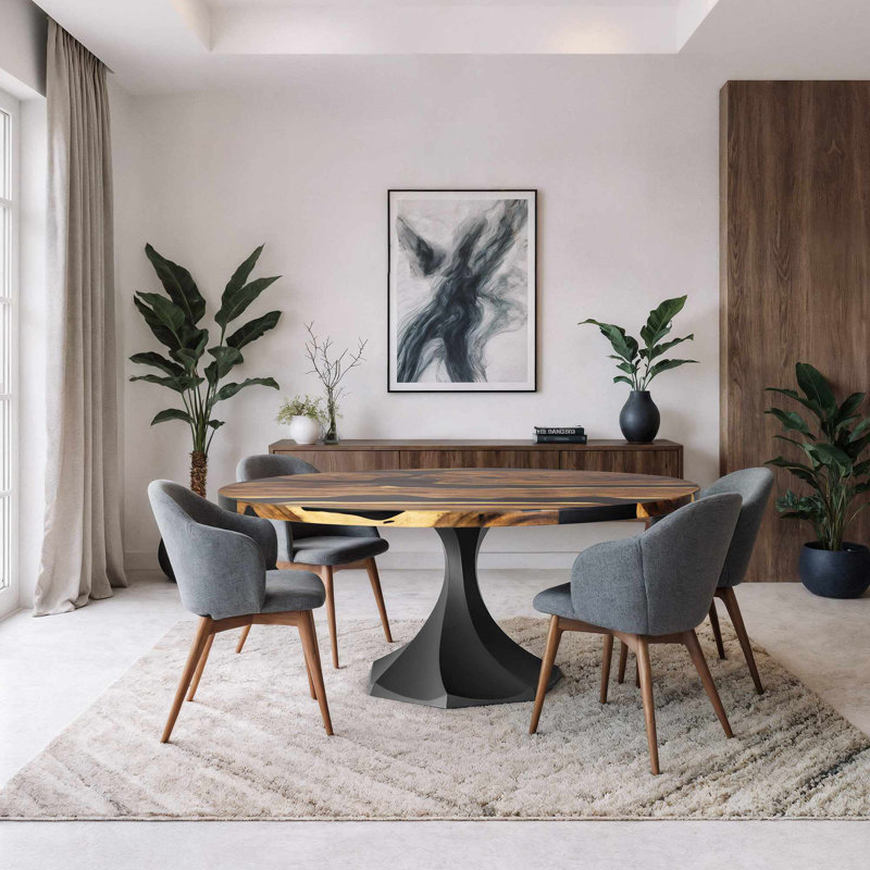 Lithe Metal Dining Table Base