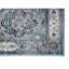 Tapis gris tissé à la machine 4 pi x 6 pi Medallion