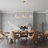 Decriel 3-Light Dimmable Dining Room Chandelier