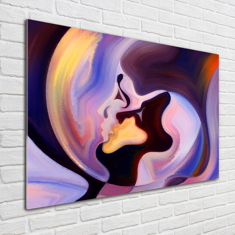 Abstraction - No Frame Print on Glass