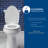 Bemis 1500EC Toilet Seat with Easy Clean & Change Hinges, Durable Wood, Elongated, White, 6-Pack