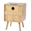 Table de bout, table d'appoint en rotin