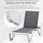 170cm Long Reclining Single Chaise