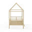 Structure de lit simple avec garde-corps et échelle-1603850918