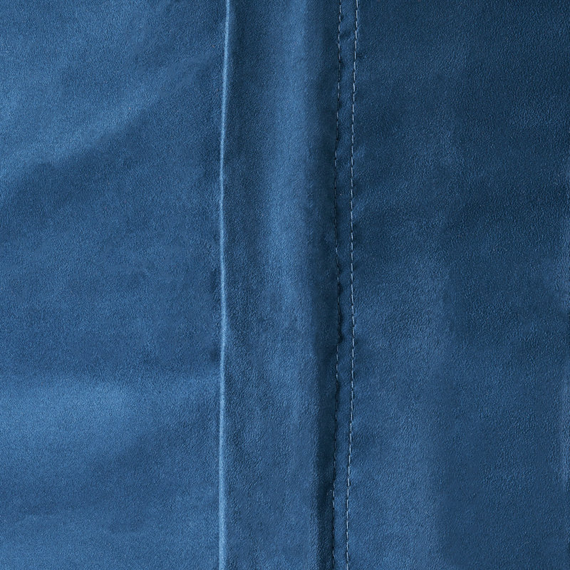 Fauteuil à billes classique, Microfibre bleue