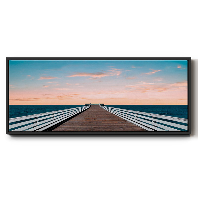 West Coast Sunset- Framed Canvas