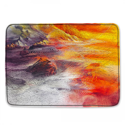 Tapis de bain abstrait