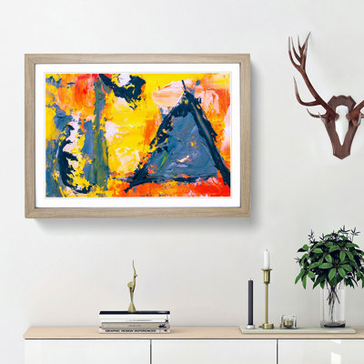 Abstract Art Painting Vol.257 by S.Johnson - Framed Print