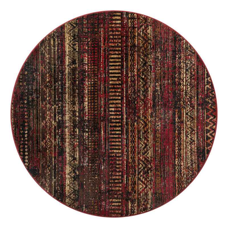 Blakely Geometric Indoor Rug, Round 5'3"