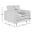 Fauteuil touffeté l 41,5 po Kerney-1638765390