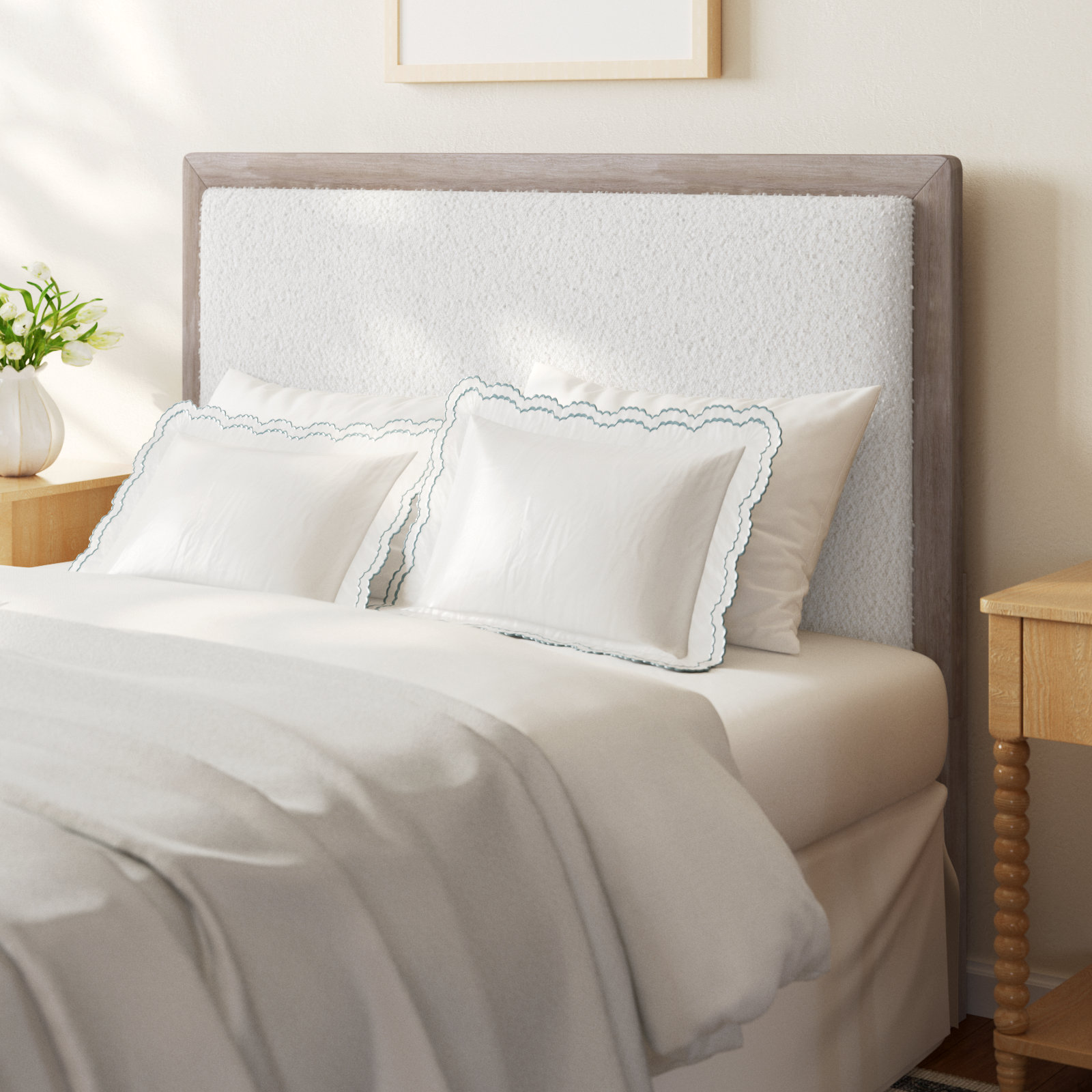 Gidney Upholstered Headboard, Queen