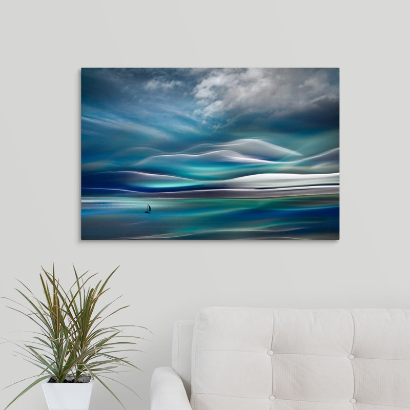 «Sailing», reproduction d'impression sur toile, H 20 po x l 30 po x P 1,5 po