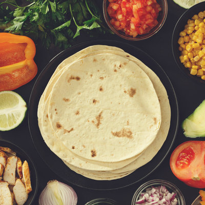 Tacos Ingredients - Wrapped Canvas Square Print