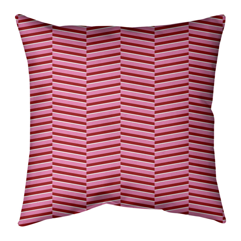 Coussin décoratif, Rose / Rouge, 20 po x 20 po
