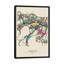 Caracas, Venezuela Map by Ayse Deniz Akerman - Floater Frame Print on Canvas-1893793624-1893793625