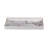 Fara Rectangular Tray Set Of 2, Marble Design, Cutout Handle, White Plastic-123774332