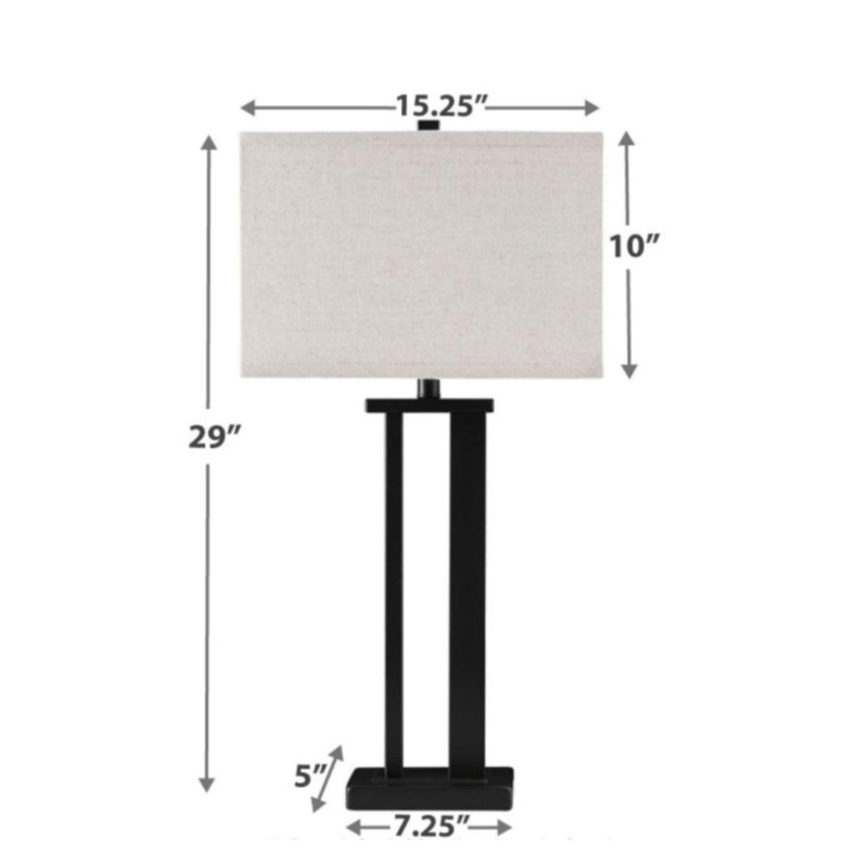 Jacinda Metal Table Lamp, Bronze