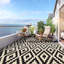 Tapis intérieur / extérieur noir / beige-65221575