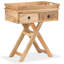 Gisselle Solid Wood Tray Top End Table