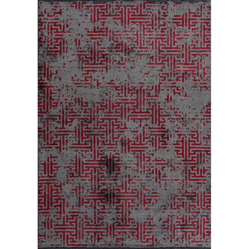 Labyrinthe géo contemporain, Rectangle 6 pi 7 po x 8 pi 3 po