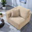 Chaises d'appoint portatives, canapé de plancher moderne en velours côtelé 37,5 pouces Camel