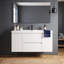 Meuble-lavabo mural simple 48 po avec plateau en résine Juriaan-591484048