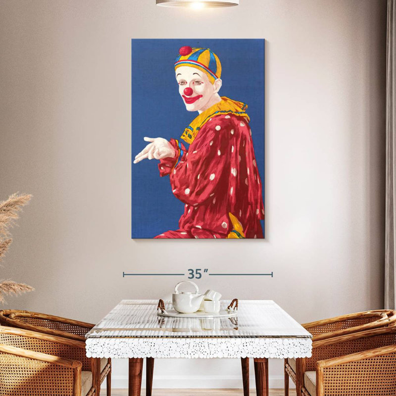 Leisha Clown, 48" H x 32" W