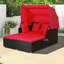Chaise longue d'extérieur avec coussins Ardelis-1098325929